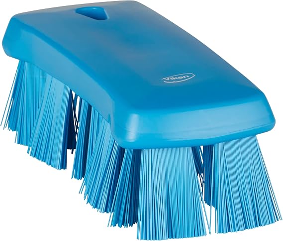 Vikan 38913 UST 6.9" Hand Brush - Stiff, Blue