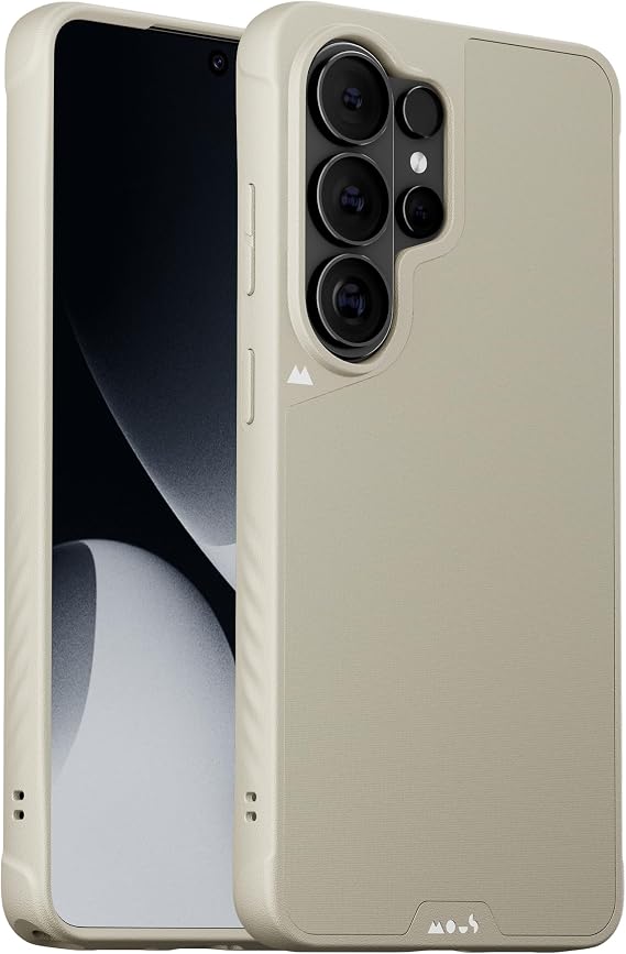 Mous for Samsung Galaxy S25 Plus Case MagSafe Compatible - Limitless 6.0 - Sand - Protective Shockproof Phone Cover