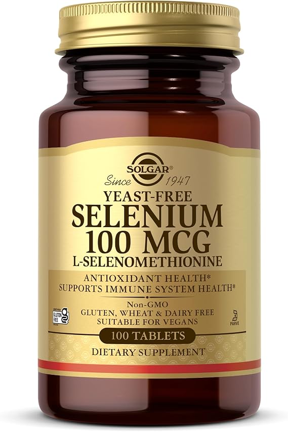 Solgar Selenium 100mcg 100 Tablets