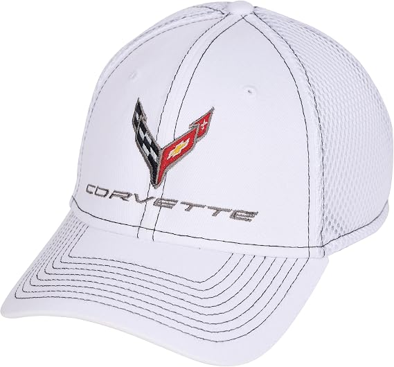 C8 Corvette Accent Stitch Hat - Chevrolet Performance Stretch Fit Cap
