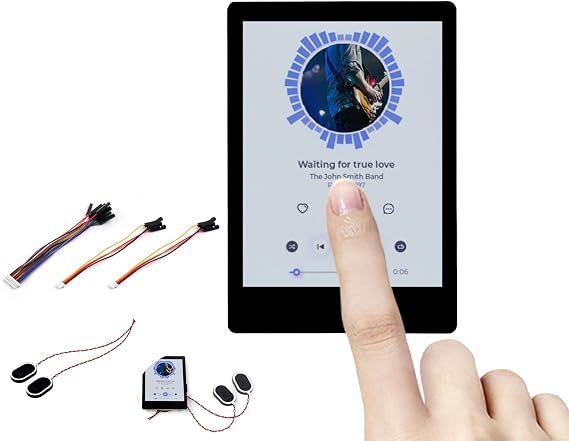 ESP32-S3 Development Board with 2.8inch Capacitive Touch Screen 240320, 5-Point Touch IPS Display, 32-bit LX7 Dual-Core Processor, with GPIO, UART, I2C for Better Expansion, with 2030 Speaker