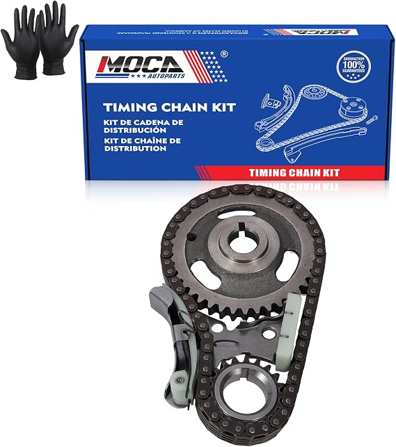 MOCA Timing Chain Kit Fit 1994-2003 for Chevrolet S10 & 1995-2002 for Pontiac Sunfire & 1994-2003 for GMC Sonoma & 1996-2000 for Isuzu Hombre L4 2.2L