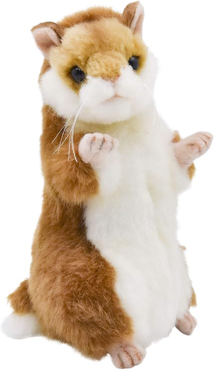 Plush Standing Brown Hamster 6"
