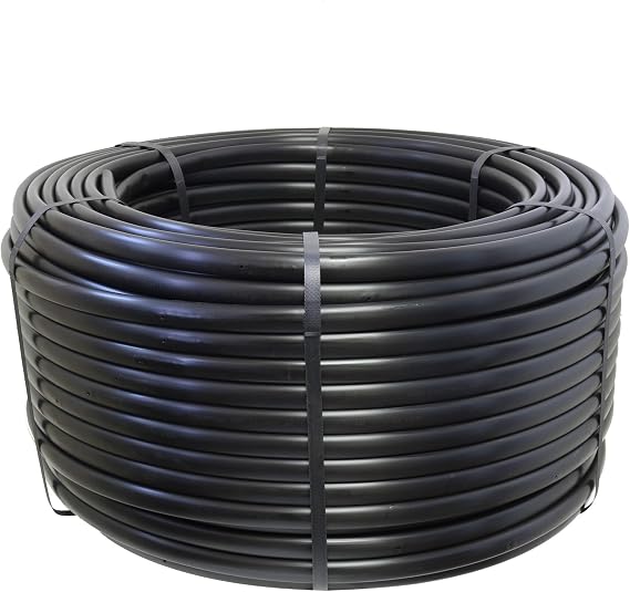 Drip Depot 1/2" Polyethylene Pressure Compensating Drip Line - Emitter Spacing : 12" - Flow Rate : 1.0 GPH - Roll Length : 500'