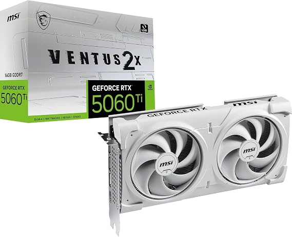 Msi Geforce Rtx 5060 Ti 8g Ventus 2x Oc White Plus