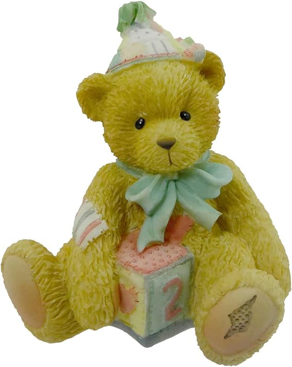 Cherished Teddies "Two Sweet Two Bear" Age 2 Bear Figurines