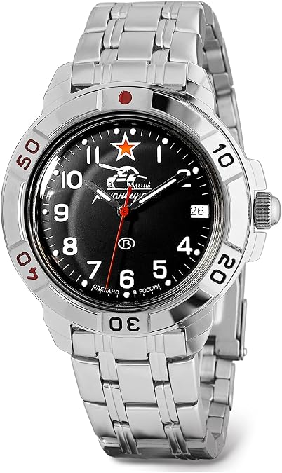 VOSTOK | Komandirskie Tank Commander Russian Military Mechanical Wrist Watch | 306 Series | Fashion | Business | Casual Men's Watches