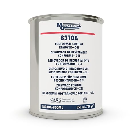 MG Chemicals 8310A Conformal Coating Stripper - Non Drip Gel Type, 850mL Can