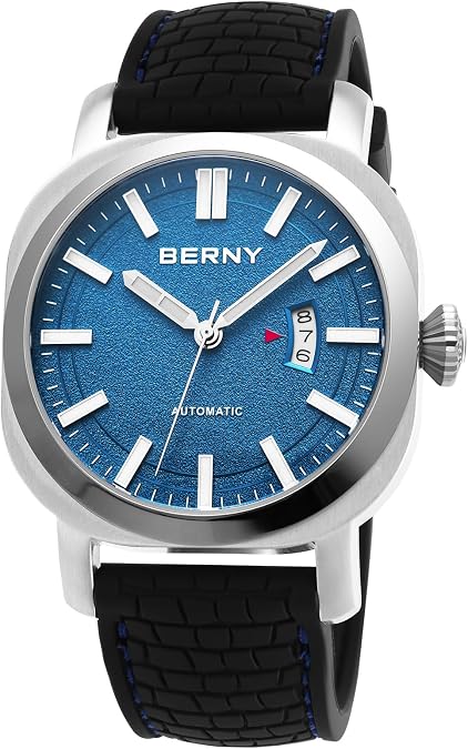 BERNY Men's Automatic Mechanical Watch, 10ATM Waterproof, Japanese Movement