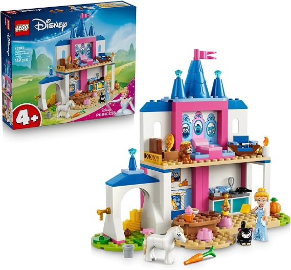 LEGO Disney Princess Sindirella Hayvan Dosları Şatosu 43283