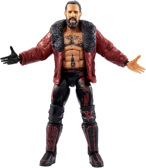 Mattel WWE Elite Collection Action Figure Seth Rollins 6-inch Posable Collectible for WWE Fans Ages 8 Years Old & Up