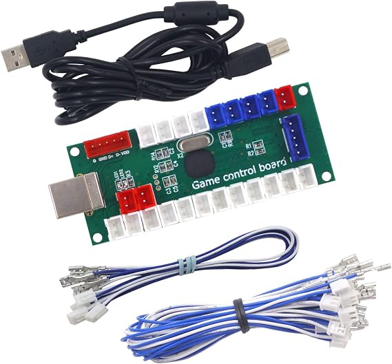 Arcade Game USB Encoder Zero Delay Arcade Button Joystick Controller for PC Raspberry Pi MAME