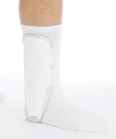 United Ortho US8813G Air/Gel Stirrup Ankle Brace, Large, Black
