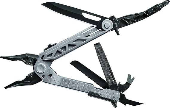 Gerber Gear Center-Drive - Berry-Compliant Sheath - 16-Piece Multipurpose Tool - Includes Sheath, Pliers, Wire Cutters, Pry Bar & More - Black