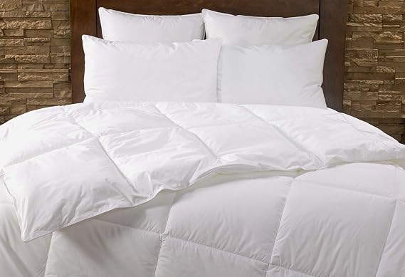 Marriott Down Alternative Duvet Insert - Hotel Bed Comforter with Sewn-Through Box Design Full