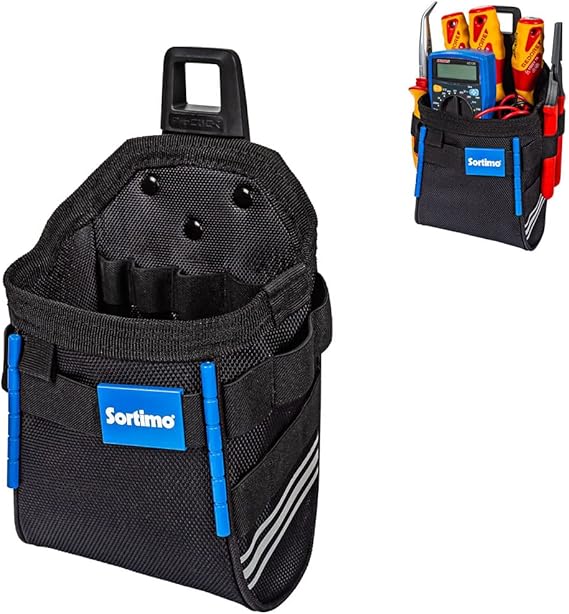 Sortimo ProClick Tool Bag M 14 - Compact Tool Bag with 13 Loops & Open Compartment - Robust Polyester - Compatible with ProClick Holder Tool Belt & Vehicle Equipment