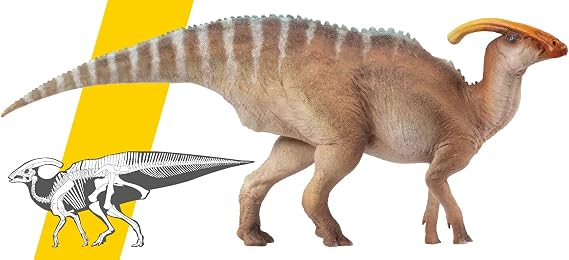 Parasaurolophus Wyatt Figure Realistic Hadrosauridae Dinosaur PVC Animal Model Decoration Gift
