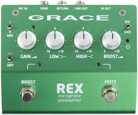 REX Microphone Preamp Pedal with Boost
