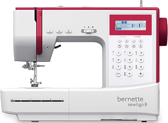Bernette Patchen Sewing Machine for Quilts, Patchwork and 197 Professional Programmes with 8 in 1 Computer