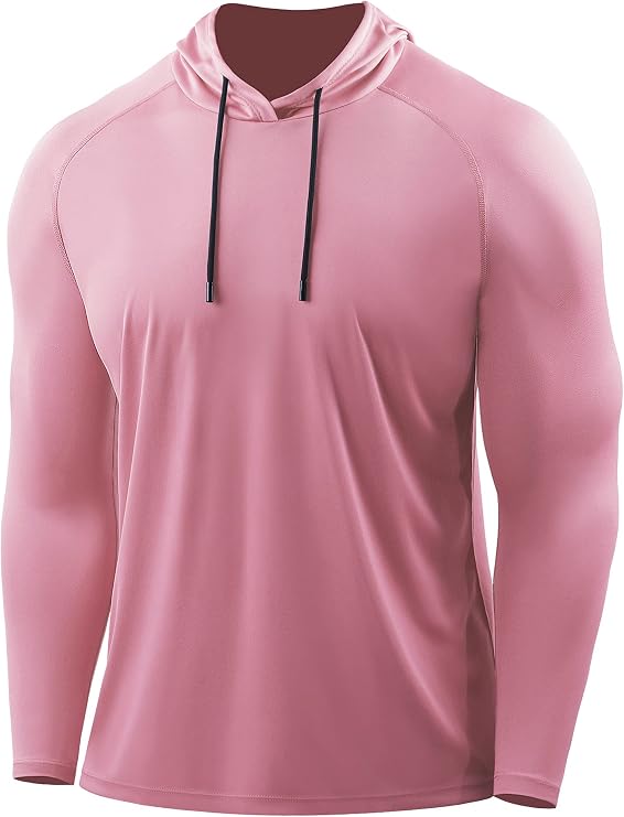 CADMUS Men's Workout Long Sleeve Fishing Shirts UPF 50+ Sun Protection Dry Fit Hoodies