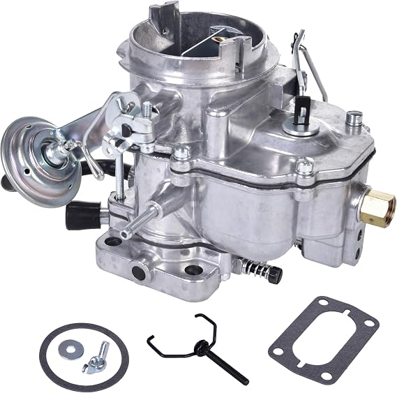 2-Barrel Carburetor For 1967-1980 Dodge Chrysler 318 V8 5.2L 6CIL Engine 2BBD Automotive Replacement Carburetor Carb Manual Choke