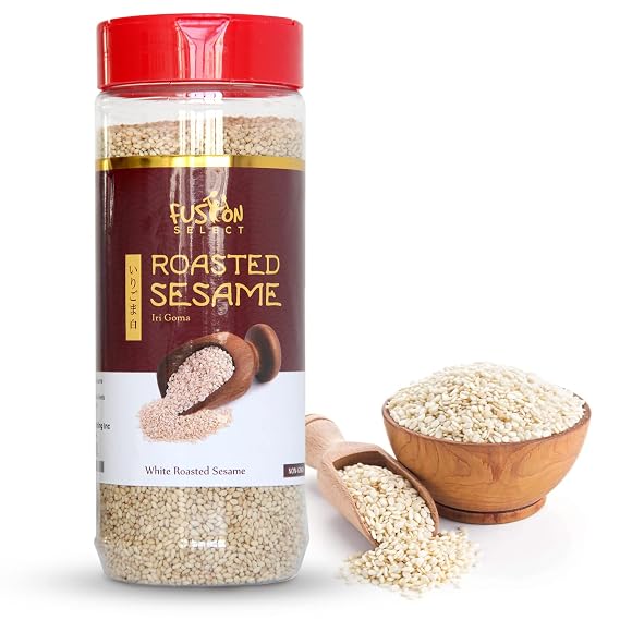Fusion Select Roasted Sesame (Iri Goma), White Roasted Sesame Seeds