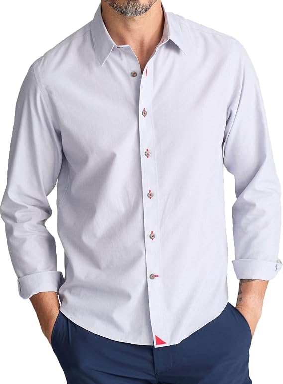 UNTUCKit しわ防止ルビカンシャツ US サイズ: 2XL Regular Fit カラー: グレイ
