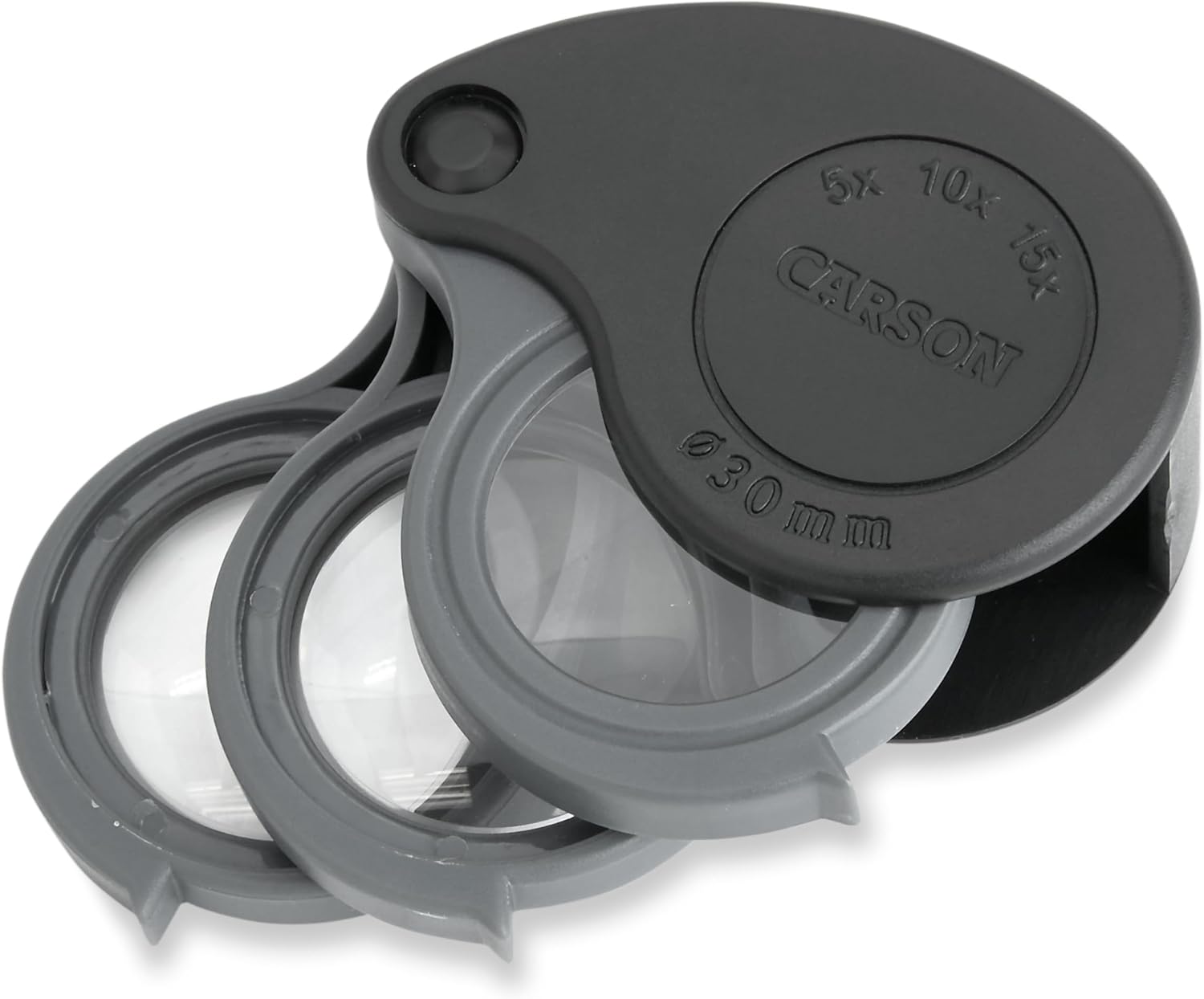 Carson TV-15 Triview folding 5 x10 x15 x magnification