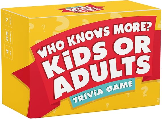 Who Knows More? Kids or Adults, The Ultimate Trivia Game for Families