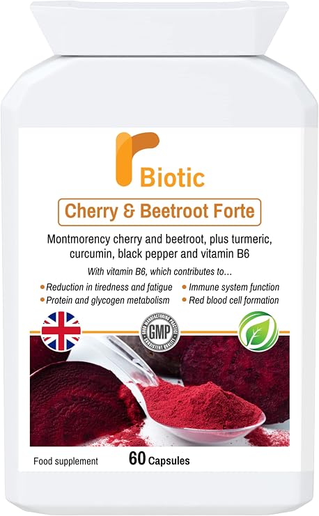 Cherry & Beetroot Forte.60 Capsules of Beetroot and Cherry Plus nutritive Allies