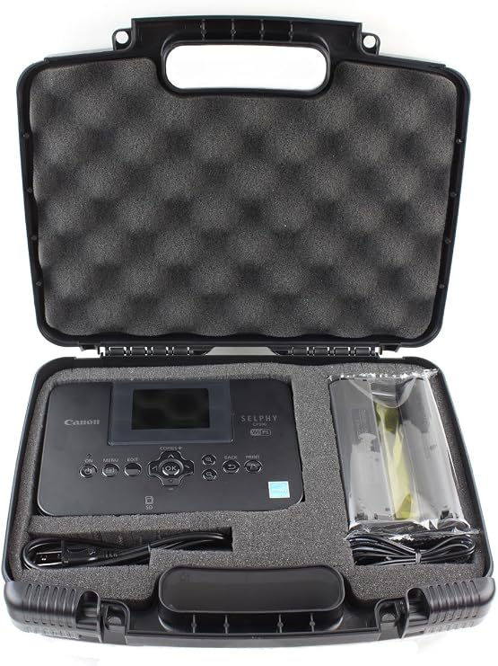 XPACK Portable Travel Hard Case for Selphy Printer CP1200,CP1300,CP910