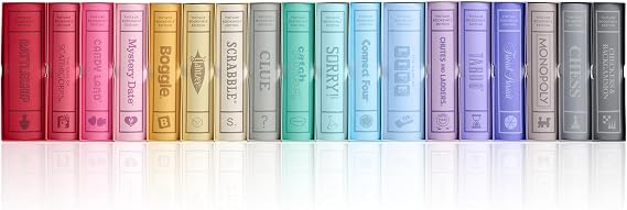 WS Game Company Collection of 18 Vintage Bookshelf Board Games