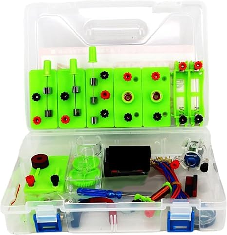 Simple Circuit Experiment Box - Series & Parallel Experiments, Scientific Basic Kit for Students