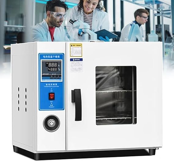 Lab Forced Air Convection Drying Oven, Industrial Digital Lab Thermostatic Oven, Temperature Controlled Commercial Drying Oven, Stainless Steel Liner, Multi-Position Shelf Rack