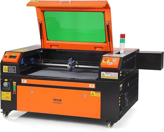 VEVOR 80W CO2 Laser Engraver, 20 x 28 in, 19.7 IPS Laser Cutter Machine with 2-Way Pass Air Assist, Compatible with LightBurn, CorelDRAW, AutoCAD, Windows, Mac OS, Linux, for Wood Acrylic Fabric More