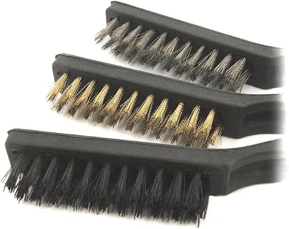 Toolzone 3Pc 225mm (9") Hand Wire Brush Set