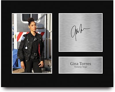 HWC Trading Gina Torres 9-1-1 Lone Star Tommy Vega Gifts Printed Signed Autograph Picture for TV Show Fans - US Letter