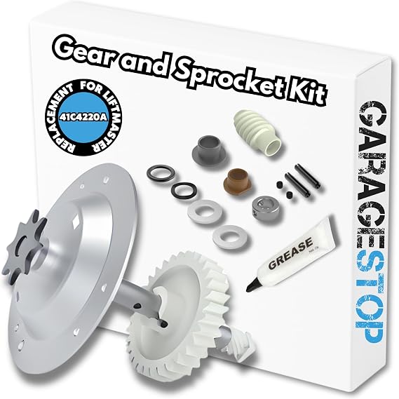Replacement for Liftmaster 41C4220A Gear and Sprocket Kit fits Chamberlain, Sears, Craftsman 1/3 and 1/2 HP Chain Drive Models