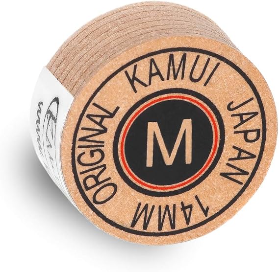 KAMUI Original Laminated Pool Billiard CUE TIP - 1 pc (Medium, 14 mm)