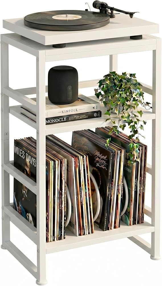 Record Player Stand, 28" H