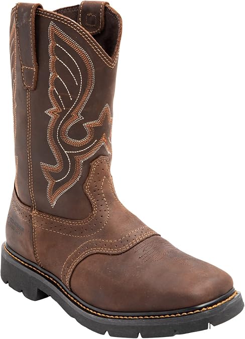 Cody James Men's Men'S 11" Mustang Saddle Waterproof Western Work Boot - C9wr5