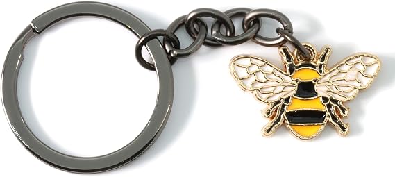 Dave The Bunny Bee Keychain