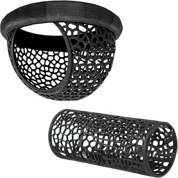 2Pcs Betta Fish Accessories, Aquarium Accessories, Floating Aquarium Hide - Safe Cave Ornament Decoration for Betta, Unique Floating Tunnel Decor for Fish Tanks Accessory Encourages Breeding