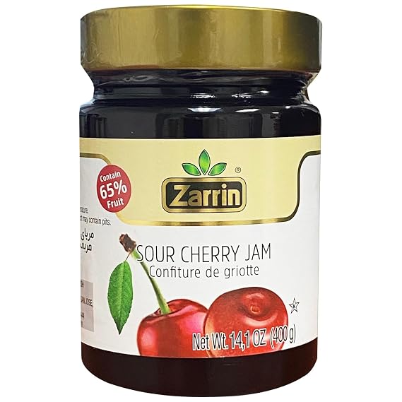 Zarrin - Sour Cherry Preserve, 15.9 Oz (450g)