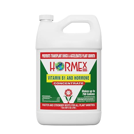 Hormex Liquid Rooting Hormone Concentrate & Root Stimulator with B1, 128 oz
