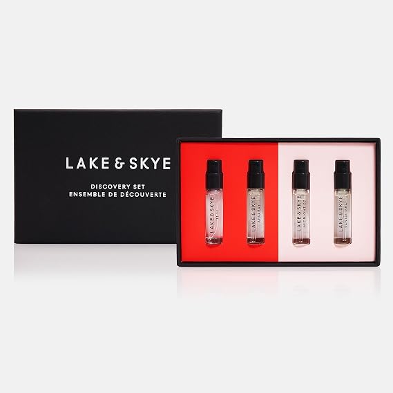 Lake & Skye 4 Piece Discovery Set Includes 11 11, Apaaray, Midnight 07, and Santal Gray