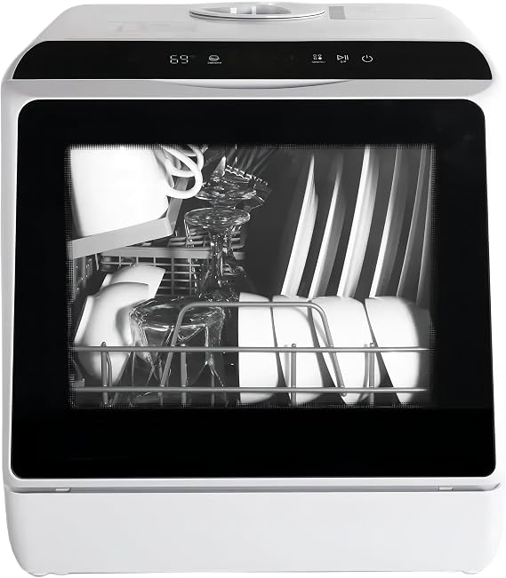 Table Top Dishwasher with 5L Built-in Water Tank| 6 Programs [Energy Class D]