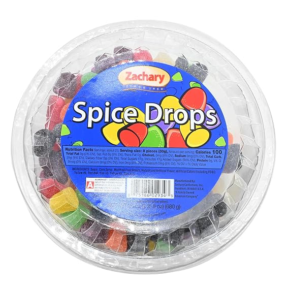 Zachary Spice Drops 24oz Tub