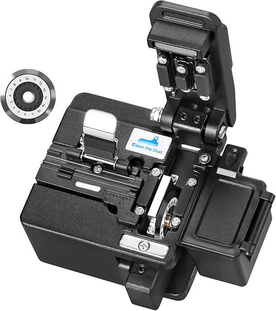 X5 Optical Fiber Cleaver - High Precision Fiber Cutting Tool, 48,000 Cuts