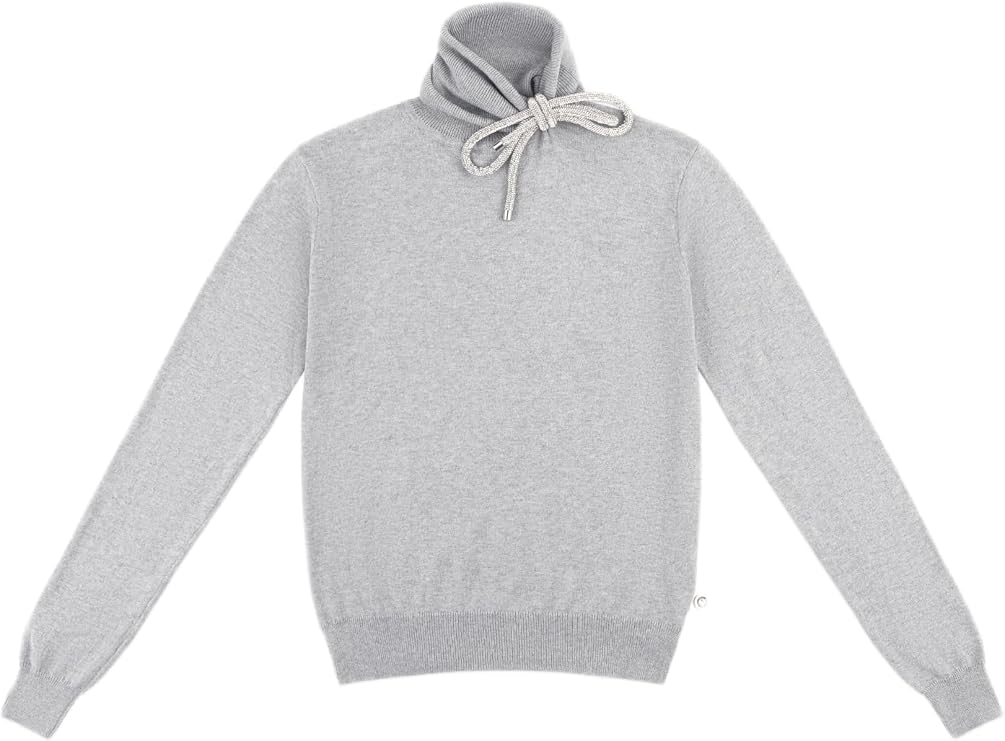 Crystal Knot Turtleneck Sweater
